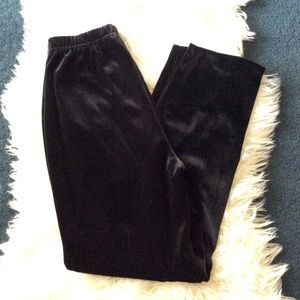 Vintage Pants - Vintage high rise black velvet lounge sweat pants Vintage Pants - Vintage high rise black velvet lounge sweat pants